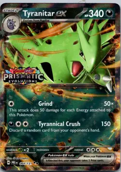 Tyranitar ex (Prismatic Evolutions Stamp) Miscellaneous Cards & Products 064/131 - Image 1