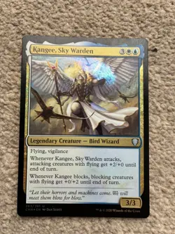 Kangee, Sky Warden U/W Fliers Commander Edh Deck Mtg Magic The Gathering - Image 1