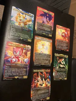 Sonic MTG Secret Lair Set (Non Foil Borderless) Near Mint - Image 2