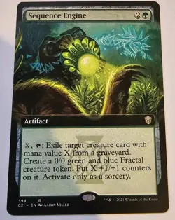 Sequence Engine Commander 2021 Extended Art Regular Rare Magic MTG #394 - Image 1