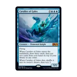 WOTC MtG Core Set 2020 Cavalier of Gales (MR) NM - Image 1