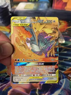 Pokemon NM Moltres And Zapdos And Articuno GX Hidden Fates 44/68 - Image 3