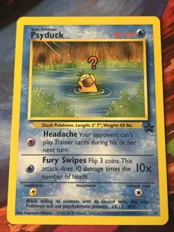 2000 POKEMON TCG WOTC BLACK STAR PROMO 20 PSYDUCK NEAR MINT/ Mint - Image 1