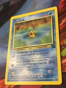2000 POKEMON TCG WOTC BLACK STAR PROMO 20 PSYDUCK NEAR MINT/ Mint - Image 3