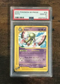 PSA 10 Xatu 35/144 Non Holo Rare Pokemon Skyridge Set - Image 1