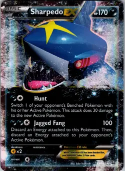 Sharpedo EX Ultra Rare XY - Primal Clash 91/160 - LP/NM - Pokemon TCG - Image 1