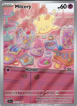 Milcery Illustration Rare SV07: Stellar Crown 152/142 NM - Pokemon TCG - Image 1