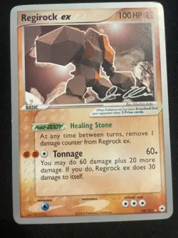 Regirock ex 98/101 | 2006 Pokemon World Championship EX Hidden Legends Reg | NM - Image 1
