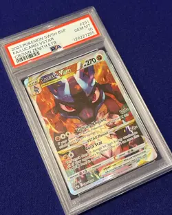 PSA 10 Lucario VSTAR #291 Crown Zenith ETB Promo 2023 Pokemon GEM MINT - Image 2