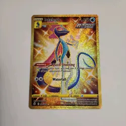 Inteleon NM 227/203 SWSH07: Evolving Skies Gold Pokemon NEVER PLAYED WITH - Image 1