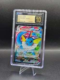 VAPOREON VMAX Evolving Skies Holo Rare #030 CGC Pristine 10 Pokemon - Image 1