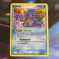 Squirtle 64/100 Pokemon Crystal Guardians Common 2006 LP - Image 1