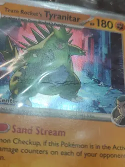 Team Rocket's Tyranitar DMG (Pokemon Center Exclusive) 096/182 Promo - SEALED - Image 2