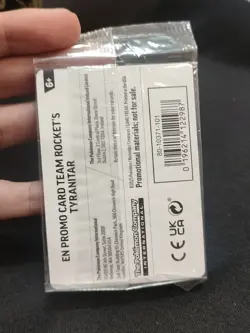 Team Rocket's Tyranitar DMG (Pokemon Center Exclusive) 096/182 Promo - SEALED - Image 5
