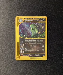 Pokemon AQUAPOLIS - #H28/H32 Tyranitar - Holo - ENG - DOUBLE SWIRL - HP - Image 3