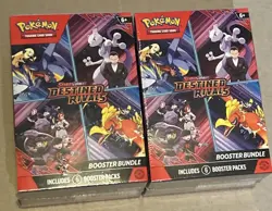 Pokemon Scarlet & Violet Destined Rivals Booster Bundle Box Lot Of 2 - Image 1