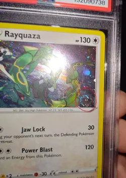 Pokemon Rayquaza SWSH029 Black Star Promo Cosmo Holo PSA 10 Fart Swirl 2nd Swirl - Image 4