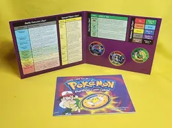 1999 Pokemon Battling Coin Game 3 Coins Opened /case 14 - Image 4