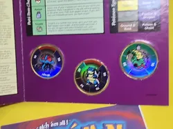 1999 Pokemon Battling Coin Game 3 Coins Opened /case 14 - Image 5