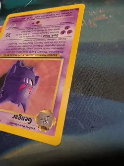 Pokemon Gengar 20/62 Non Holo Fossil Unlimited LP MP+ - Image 3