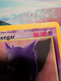 Pokemon Gengar 20/62 Non Holo Fossil Unlimited LP MP+ - Image 5
