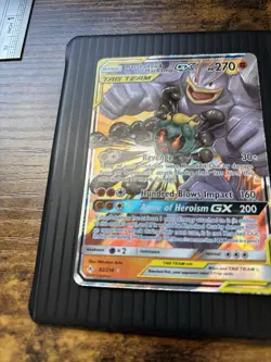 Pokemon Marshadow and Machamp GX #1/3 Unbroken Bonds 82/214 - LP - Image 3