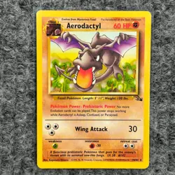 Vintage Pokemon Fossil Aerodactyl 16/62 Holo Rare NM - Image 1