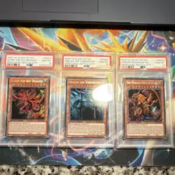 👉Yu-Gi-Oh PSA 10 Slifer Obelisk Ra God Set Consecutive Certs GEM MINT Graded 💎 - Image 1