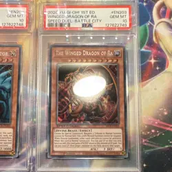 👉Yu-Gi-Oh PSA 10 Slifer Obelisk Ra God Set Consecutive Certs GEM MINT Graded 💎 - Image 4