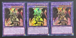 2024 YUGIOH RA02 SUPER/ULTRA/SECRET RARE RED EYES DARK DRAGOON NM SET - Image 1