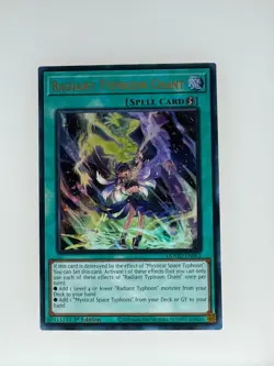 2025 Yu-Gi-Oh Doom of Dimensions Radiant Typhoon Chant DOOD-EN061 NM - Image 1