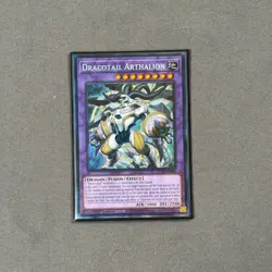 Dracotail Arthalion (CR) JUSH-EN006 Collectors Rare 1st Edition - Image 1