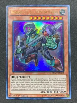 Yugioh - Berserkion the Electromagna Warrior - Ultra - 1st - SDMY-EN004 - Image 4