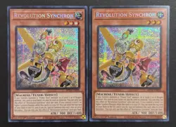 2024 YUGIOH MP24 SECRET RARE REVOLUTION SYNCHRON X2 NM - Image 1