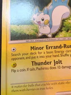 PACHIRISU - 35/130 - DIAMOND AND PEARL - RARE POKEMON CARD - LP - Image 2
