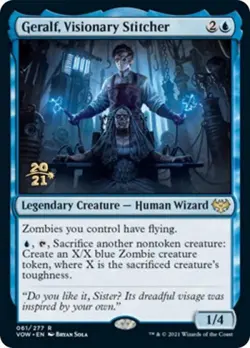 Geralf, Visionary Stitcher -Foil Medium Play MTG Promos: Prerelease Cards - Image 1