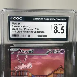 Mew ex 053 Sv: Scarlet & Violet Promo Cards Holo CGC 8.5 - Image 3