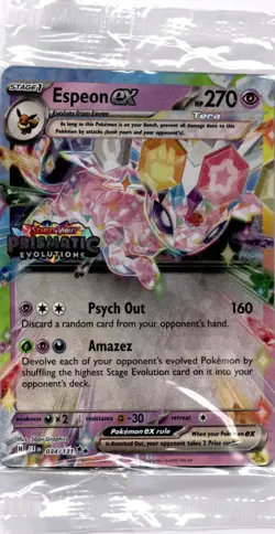 Espeon ex - (Prismatic ) stamp Promo Miscellaneous Cards & Products 034/131 NM - Image 1