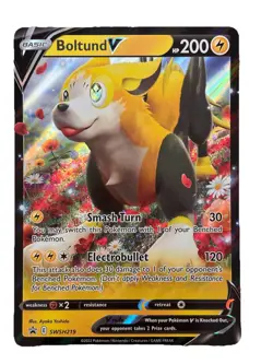 New: 2022 Pokemon TCG Boltund V SWSH219 Jumbo Cards Holo Promo Card - Image 1