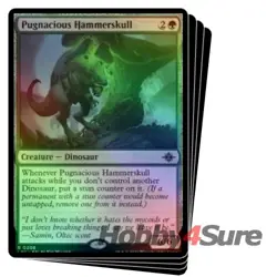 Foil Pugnacious Hammerskull X4 M/NM Magic MTG The Lost Caverns Of Ixalan - Image 1