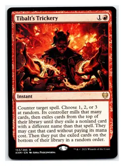 Tibalt's Trickery R Kaldheim 153 NM - Image 1