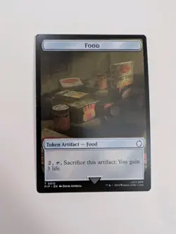 MTG - Food 12/Warrior 05 Token - Fallout (PIP) NM/M Condition - Image 1