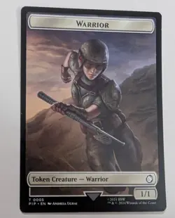 MTG - Food 12/Warrior 05 Token - Fallout (PIP) NM/M Condition - Image 4