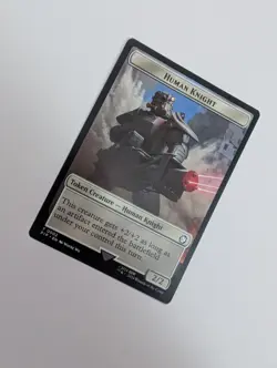 MTG - Food 0014/Human Knight 0002 Token - Fallout (PIP) NM/M Condition - Image 3