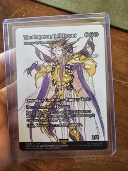 the emperor hell tyrant mtg Reg Full Art Borderless - Image 1