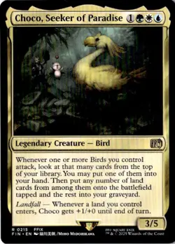 Choco, Seeker of Paradise R FINAL FANTASY 215 NM - Image 1