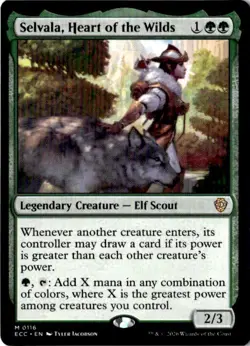 Selvala, Heart of the Wilds M Commander: Lorwyn Eclipsed 116 NM - Image 1