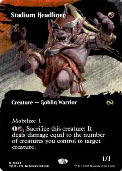 Stadium Headliner (Borderless) R Tarkir: Dragonstorm 344 NM - Image 1