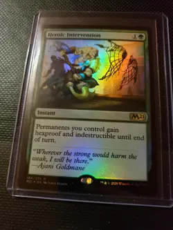 MTG CORE SET 2021 HEROIC INVERTENTION RARE FOIL - Image 1