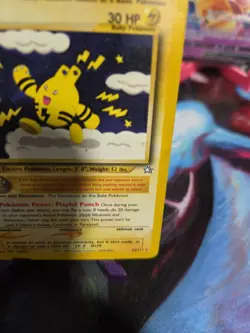 Pokemon TCG Elekid Neo Genesis 22/111 Unlimited Rare LP #11 - Image 3